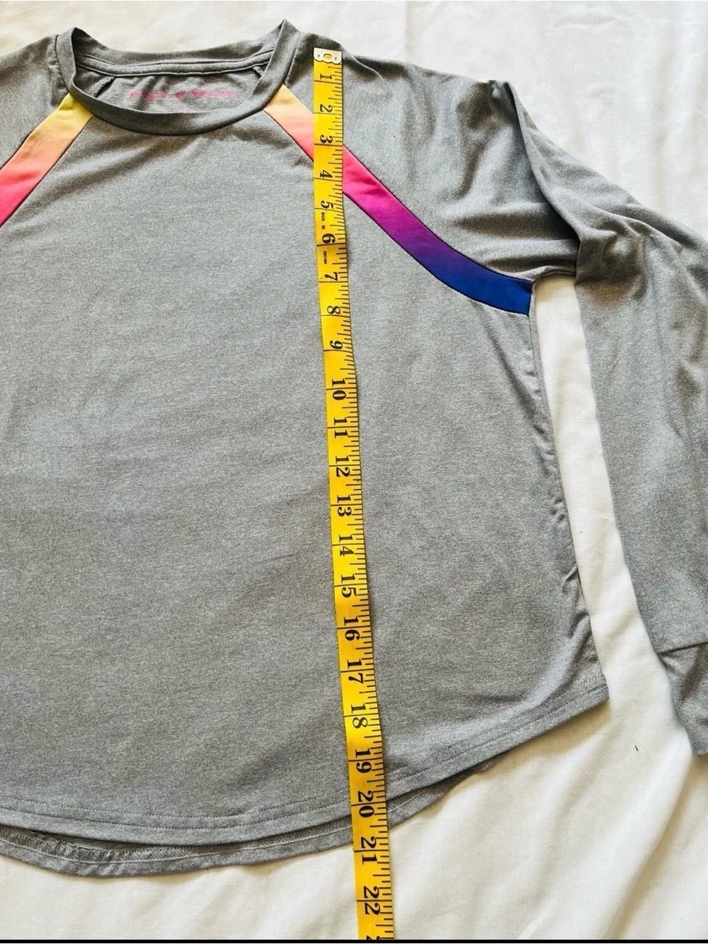 Rockets of awesome girls, long sleeve active top size 12/thumb holes